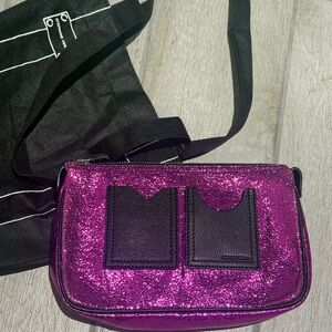 Stephanie Verdino metallic clutch/crossbody bag